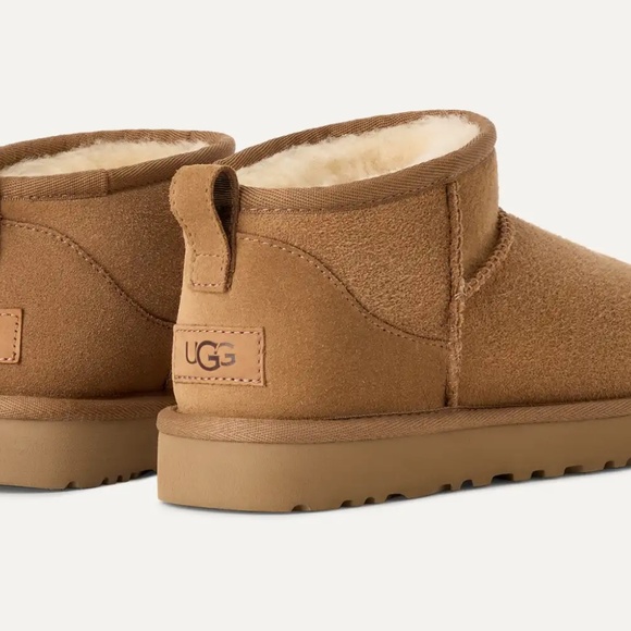 UGG WOMEN'S CLASSIC ULTRA MINI (CHESTNUT) - Picture 3 of 3